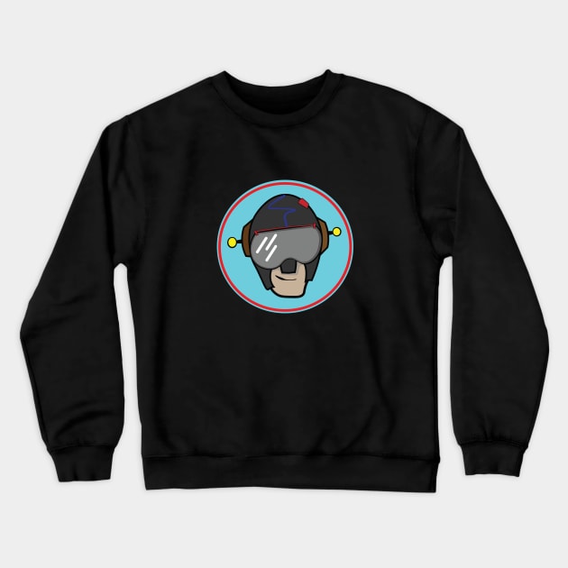 Pilot Bob 2 Crewneck Sweatshirt by ByersArtLab